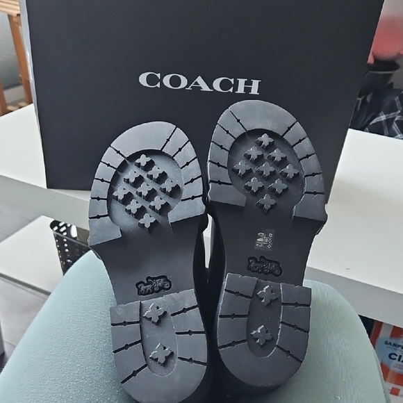 NWT Coach Lisa Boot - Black Over-the-Knee Boot - Picture 15 of 15